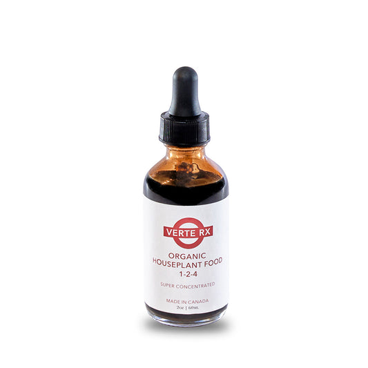 Verte RX | Organic HousePlant Food, 20z/60ml Super Concentrated Supplement Bottle